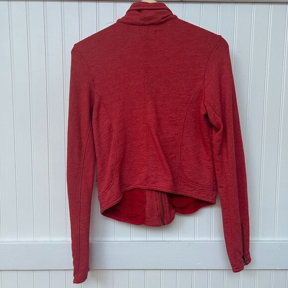 Lucky Brand Red Jacket Women's Zipper Snaps Lightweight Pockets Medium - Picture 3 of 9